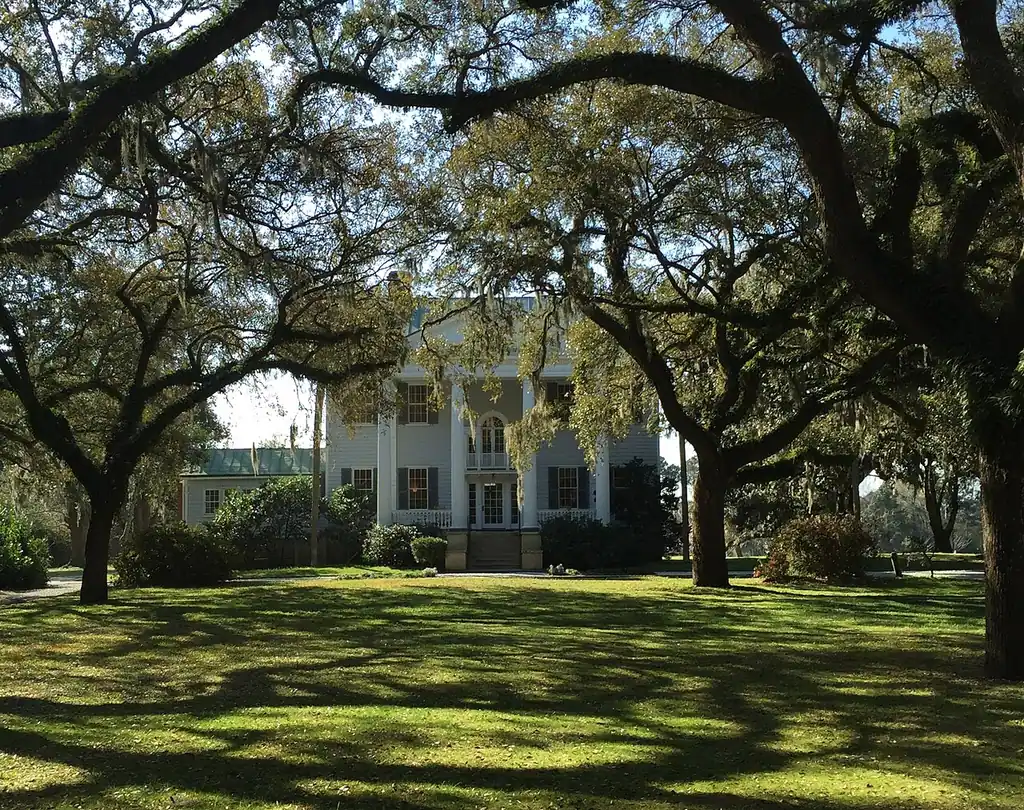 The main house at McLeod Plantation Historic Site on James Island near Charleston