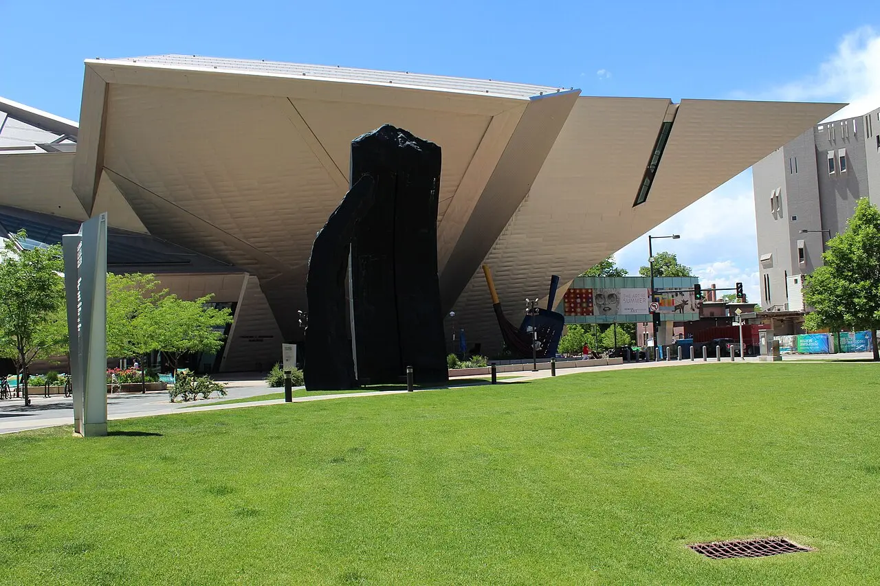 The angular Frederic C. Hamilton Building of the Denver Art Museum