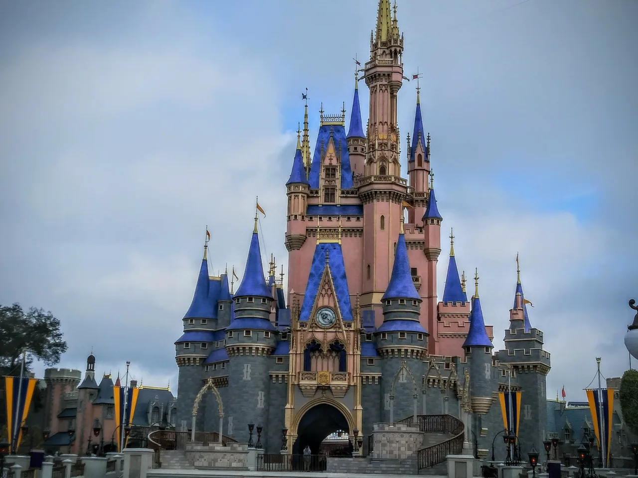 Cinderella Castle at the end of Main Street in Magic Kingdom, Walt Disney World