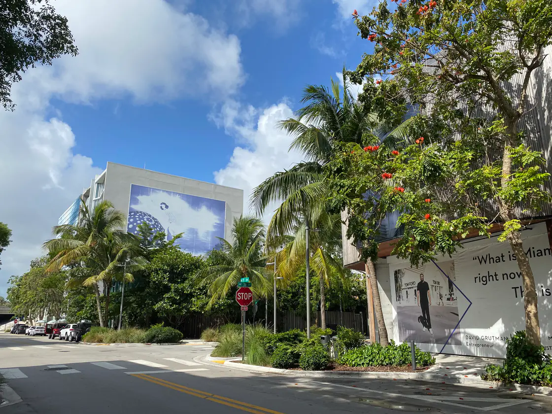 Designer storefronts and public art in the Miami Design District