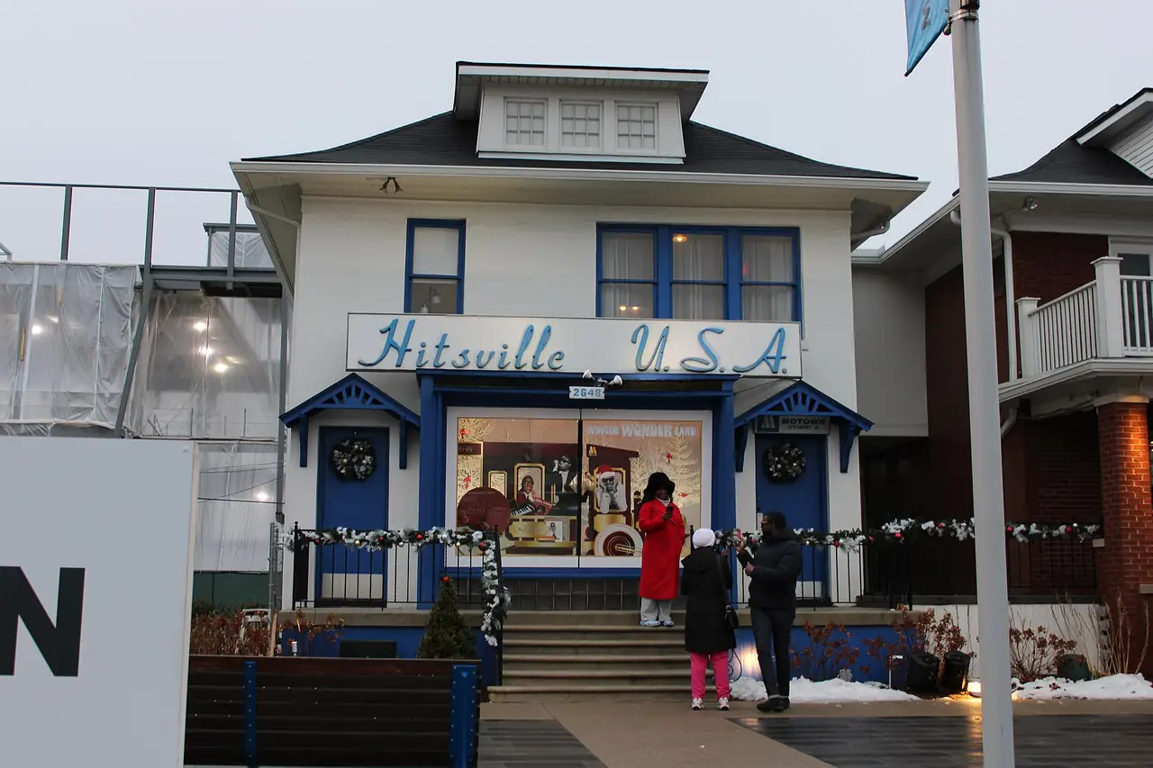 The Hitsville U.S.A. house, home of Motown Museum, on West Grand Boulevard in Detroit