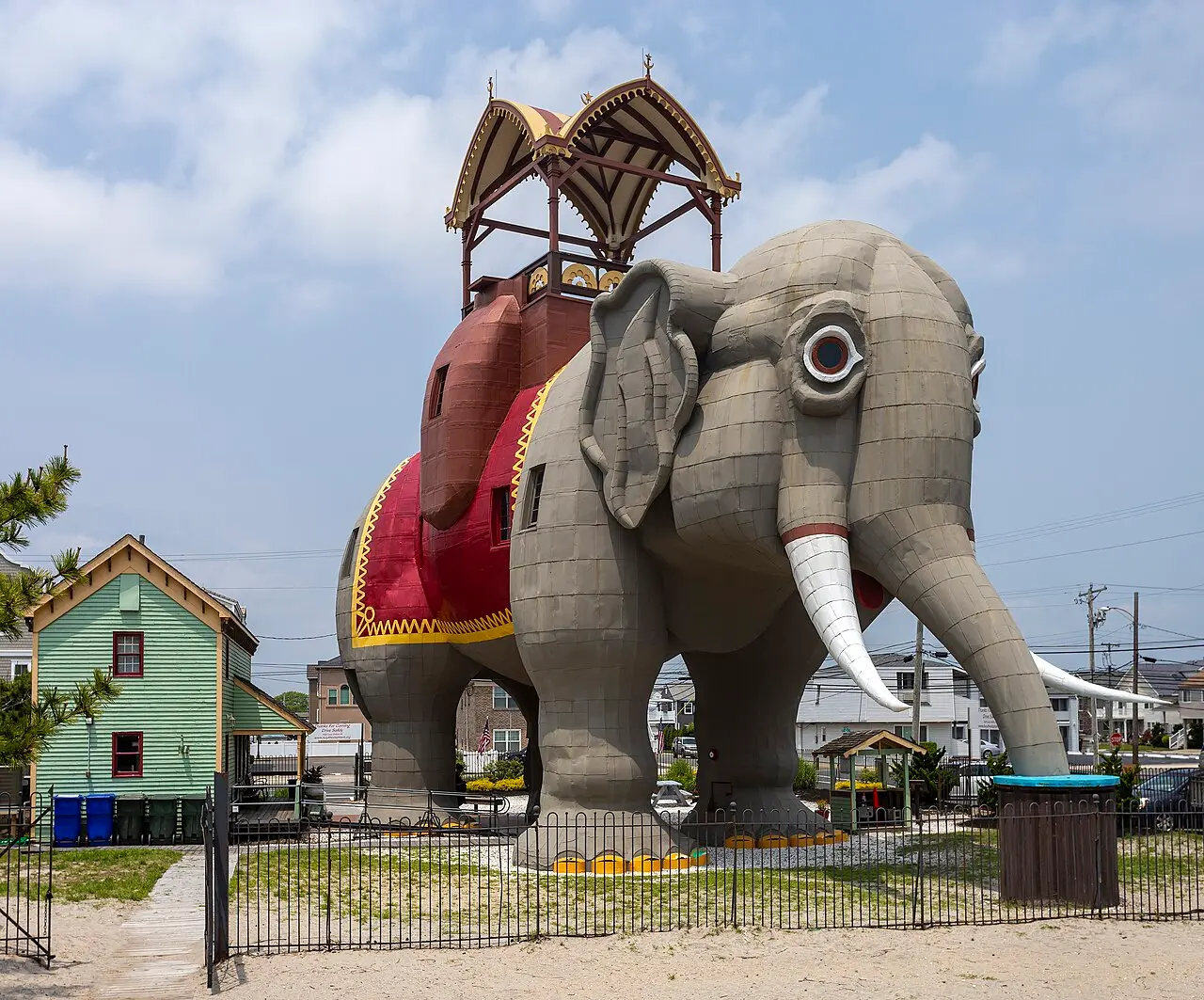 Lucy the Elephant, the six-story wooden elephant building in Margate, New Jersey