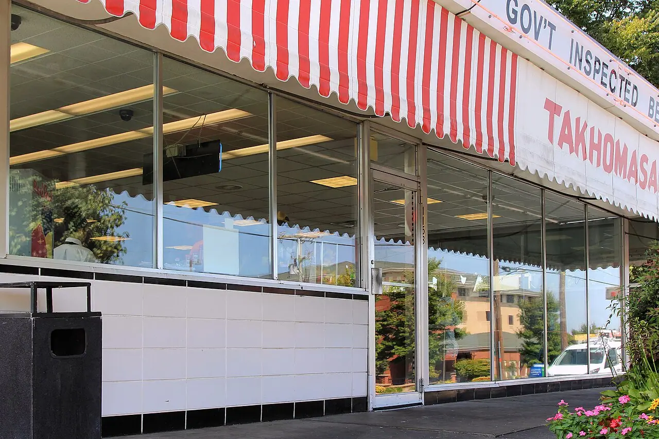 The historic Route 66 Steak n Shake drive-in in Springfield, Missouri