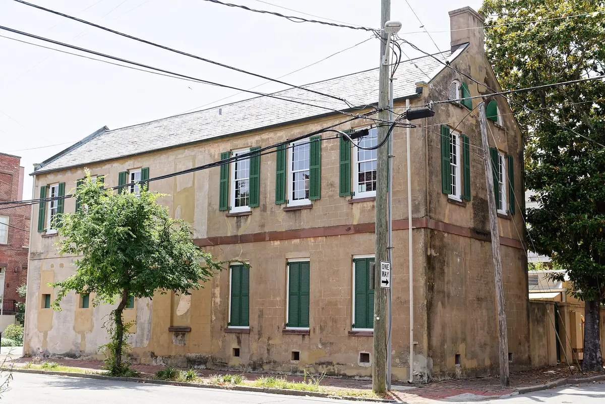 Two-story urban slave quarters behind the Owens-Thomas House in Savannah
