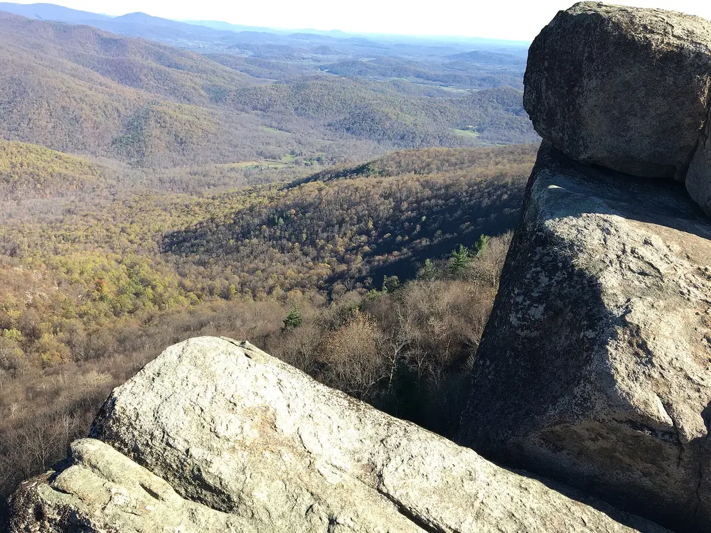 View from Old Rag Mountain in Shenandoah National Park