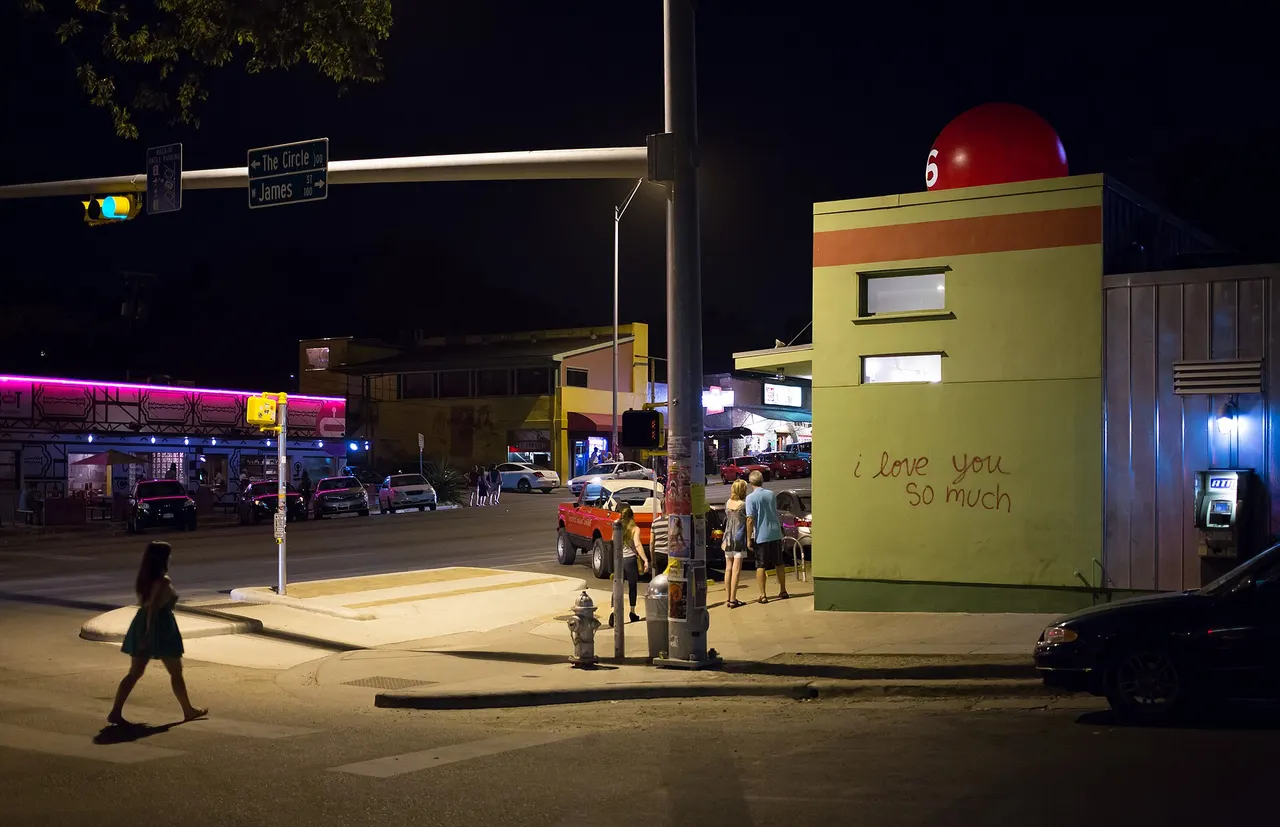 The I love you so much mural on South Congress Avenue in Austin