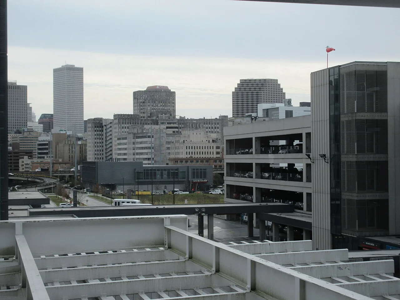 The Central Business District skyline of New Orleans