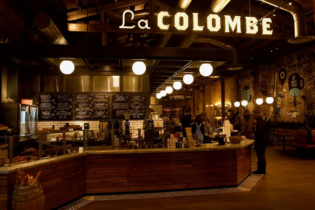 La Colombe coffee headquarters building on a Fishtown street in Philadelphia