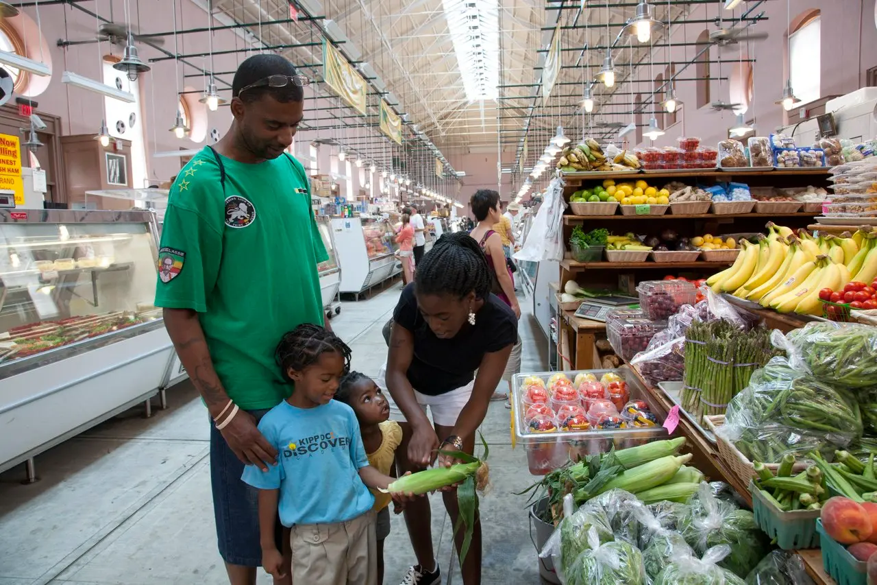 Eastern Market hall on Capitol Hill in Washington DC