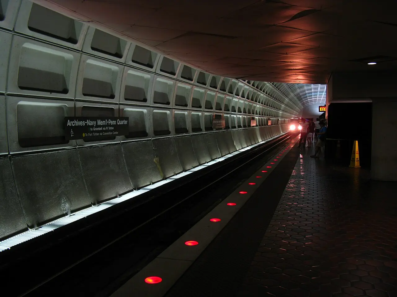 Archives-Navy Memorial-Penn Quarter Metro entrance in downtown Washington DC