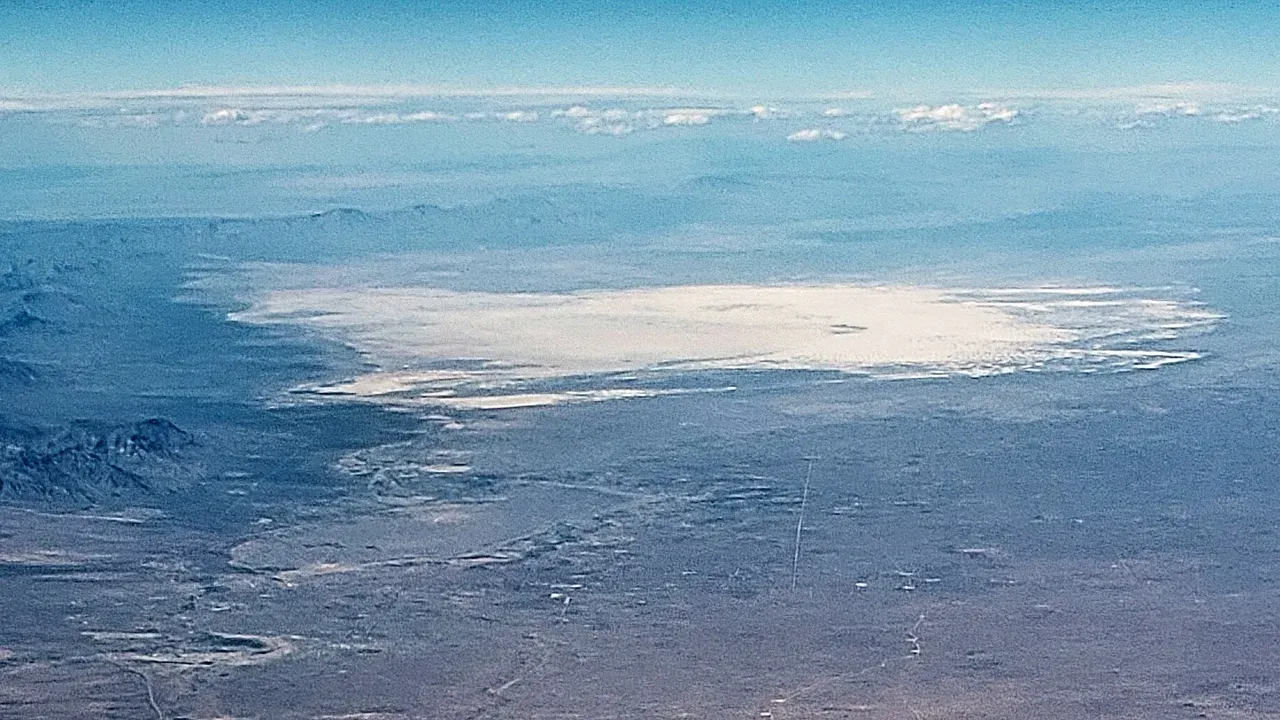 White gypsum dunes stretching to the horizon at White Sands National Park