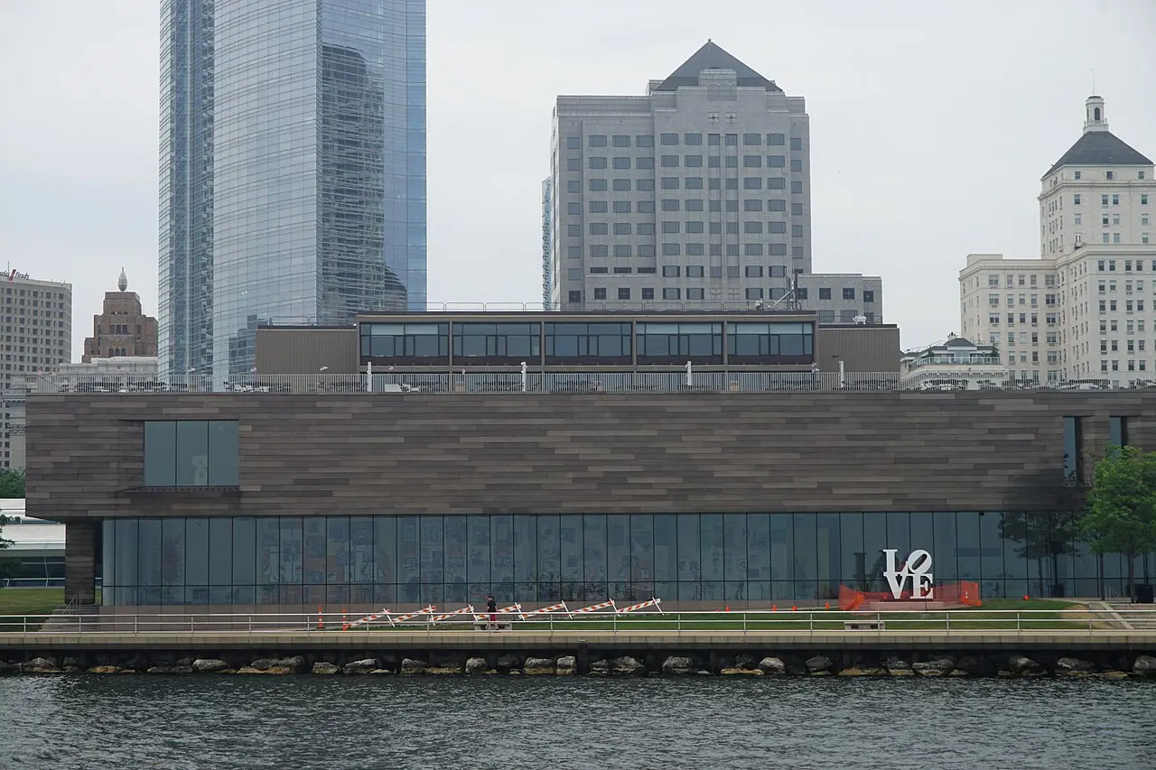 Milwaukee Art Museum Quadracci Pavilion with its white winged structure on the lakefront